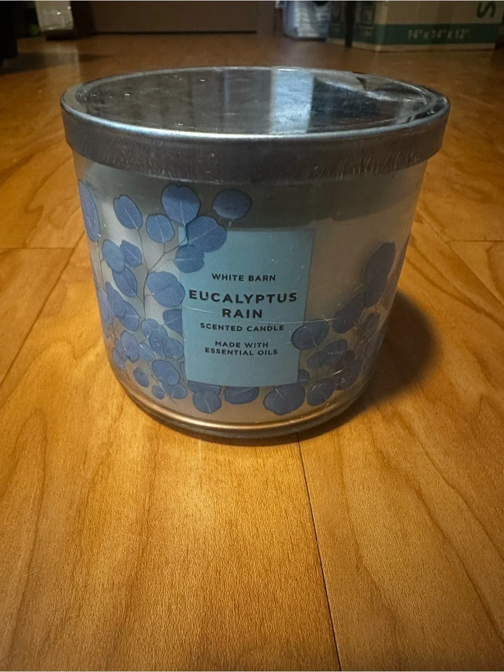 Bath & Body Works Eucalyptus Rain Scented Candle - Blue